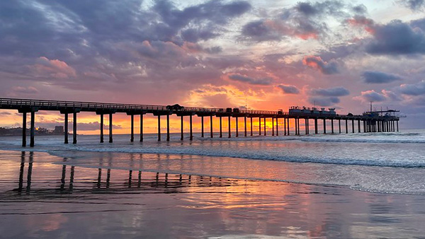 A series of containers outfitted with sophisticated ARM sampling equipment will operate from February 2023 to February 2024 in La Jolla, California, as part of the Eastern Pacific Cloud Aerosol Precipitation Experiment (EPCAPE). (Image credit: Karen Steinbock)