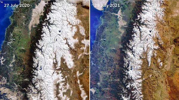 CASCADE research on the impacts of low to no snow winters for the Western United States and how it's fueling the mega drought. (Image credit: Alan Rhoades and JP O'Brien developed for the PCTA newsletter)